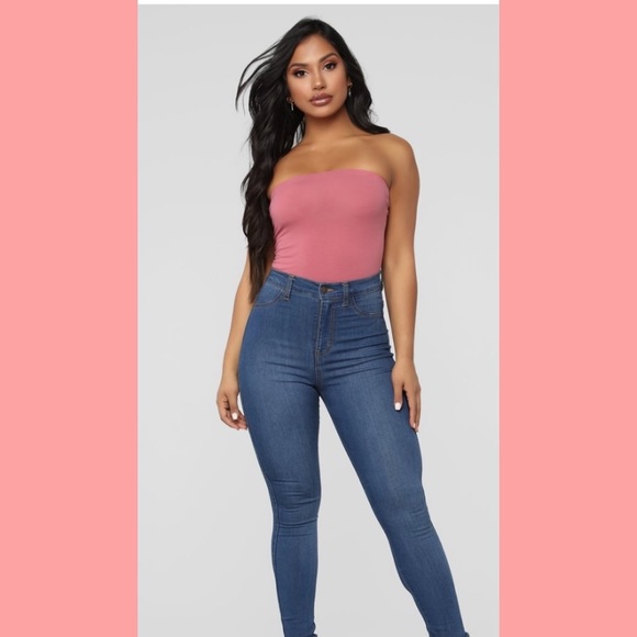 New never worn FN Mauve Strapless Bodysuit! - Picture 2 of 2